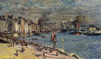 Claude Oscar Monet : View of the Old Outer Harbor at Le Havre